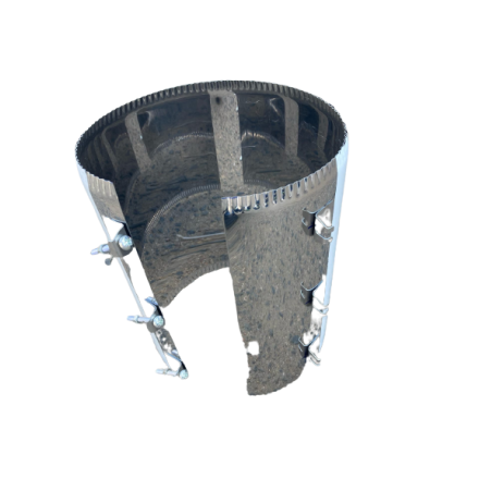 Хомут стяжной усиленный, нерж. ст. 430 купить в Витебске