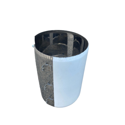 Хомут стяжной усиленный, нерж. ст. 430 в Витебске