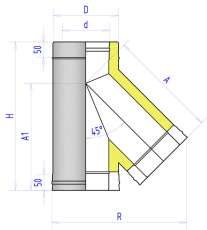 Размер сэндвич-тройника 45 Феникс фото Амазонка бай в Витебске