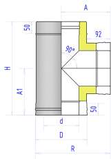Сэндвич-тройник 2ТР Феникс 90° в Витебске