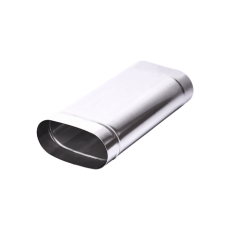 Труба овал. сечения (вставка) L-500 мм из нерж. ст. 304-1,0 мм купить в Витебске