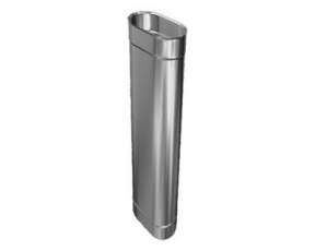 Труба овал. сечения (вставка) L-1000 мм из нерж. ст. 304-1,0 мм купить в Витебске