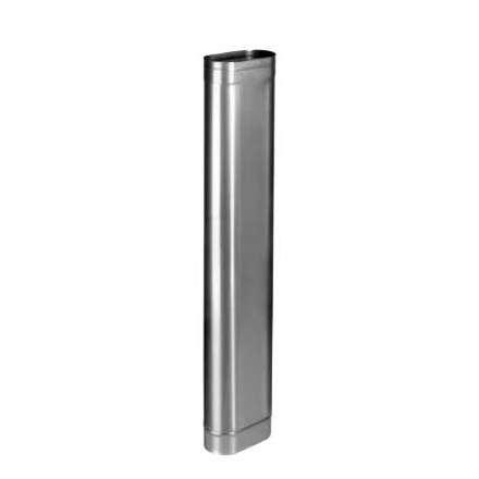 Труба овал. сечения (вставка) L-1000 мм из нерж. ст. 430-1,0 мм в Витебске