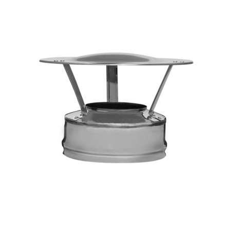 Зонт-оголовок плоский из нерж. ст. 430-430 0,5-0,5 мм, утепл. 50 мм купить в Витебске