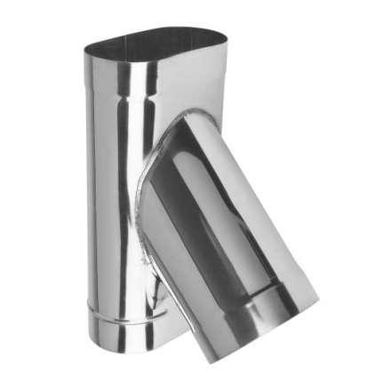 Тройник овальный 45 из нерж. ст. 304-1,0 мм купить в Витебске