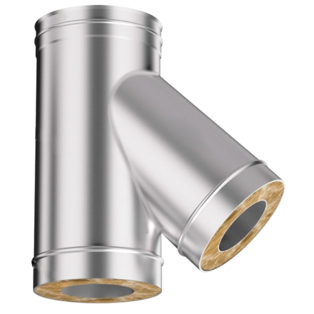 Сэндвич-тройник 45 из нерж. ст. 304-430 0,5-0,5 мм, утепл. 30 мм в Витебске