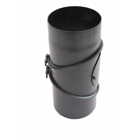 Дымоходное колено (отвод) KAISER PIPES (2мм) трёх-сегментное, поворотное 90° в Витебске