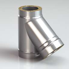 Сэндвич-Тройник 45 из нерж. ст. 430-430 1,0-0,5 мм, утепл. 50 мм купить в Витебске