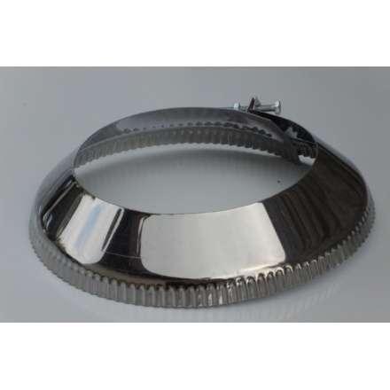 Косынка (юбка) для дымохода  из нерж.ст.  430-0,5 мм купить в Витебске