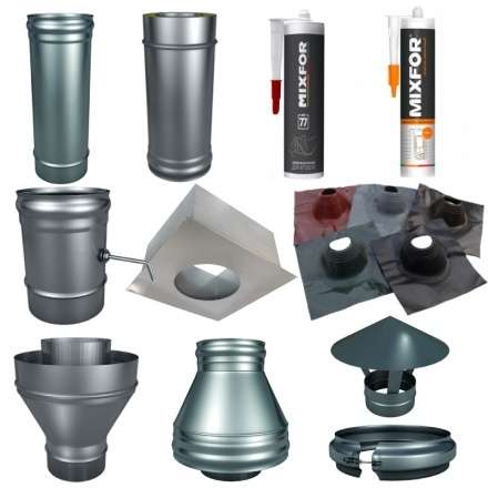 Комплект для печей диаметр 120 мм купить в Витебске