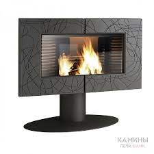 Купить Печь-камин Invicta Symphonia в интерьере чугунная в Витебске в Витебске