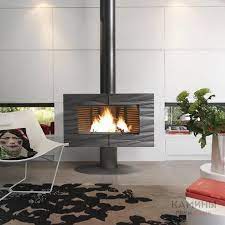 Купить Печь-камин Invicta Symphonia в интерьере чугунная в Витебске в Витебске