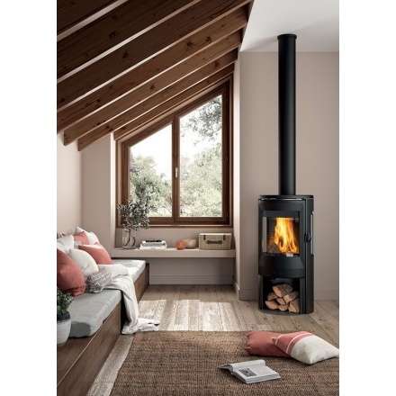 Купить Печь-камин Invicta Poele Neosen Etanche в интерьере чугунная в Витебске в Витебске