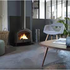 Купить Печь-камин Invicta Stimo в интерьере чугунная в Витебске в Витебске