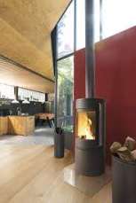 Купить Печь-камин Invicta Altara Plus в интерьере чугунная в Витебске в Витебске