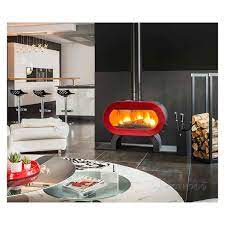 Купить Печь-камин Invicta Fifty Sur Pied в интерьере чугунная в Витебске в Витебске