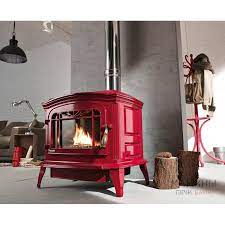 Купить Печь-камин Invicta Bradford белая эмаль в интерьере чугунная в Витебске в Витебске