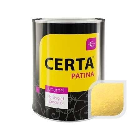 Термостойкая краска CERTA Патина Золото 0,08 кг купить в Витебске