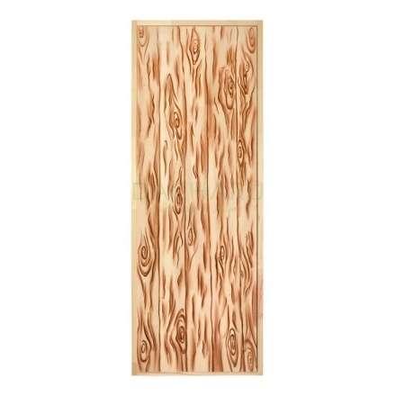 Дверь глухая из цельного массива Озорной Дед 1900x700 липа Класс А коробка из сосны в Витебске