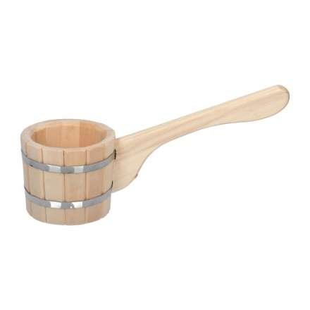 Ковш-черпак бондарный 0.5л с горизонтальной ручкой С лёгким паром липа 31203 купить в Витебске