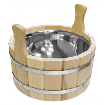 Ушат шайка 6,5л с нержавеющей вставкой 33216 купить в Витебске