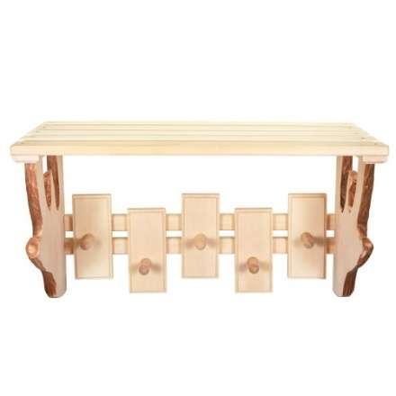 Полка-вешалка 5 крючков резная в Витебске