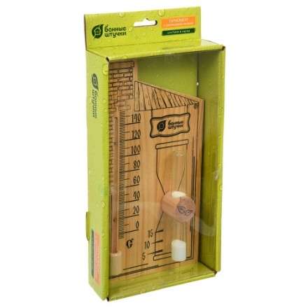 Термометр с песочными часами для бани и сауны 18036 в Витебске