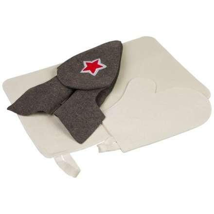 Набор из 3-х предметов (шапка Будёновка, рукавица, коврик) 41096 в Витебске