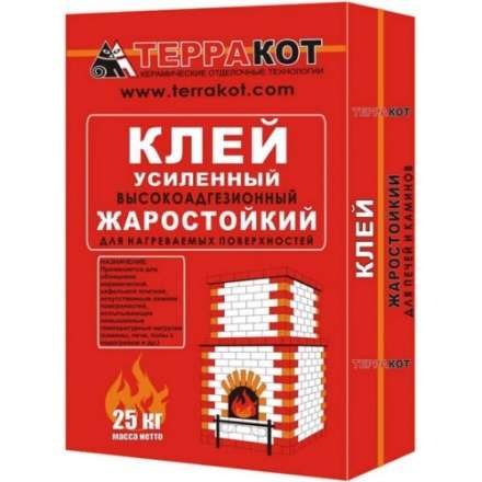 Клей усиленный Терракот жаростойкий (25 кг) купить в Витебске