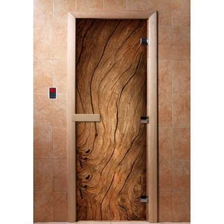Дверь для сауны Doorwood с фотопечатью A052 1900x700 в Витебске
