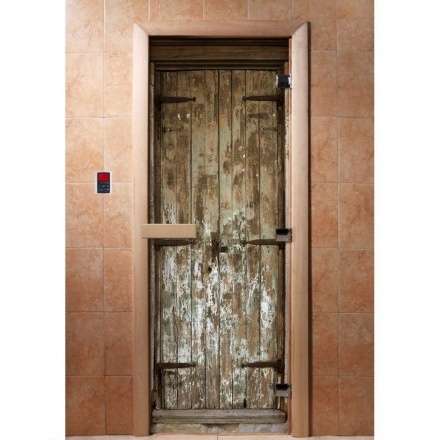 Дверь для сауны Doorwood с фотопечатью A028 1900x700 в Витебске