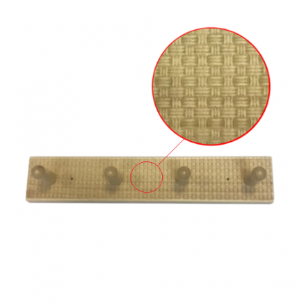 Вешалка 4-х рожковая с тиснением Рогожка купить в Витебске