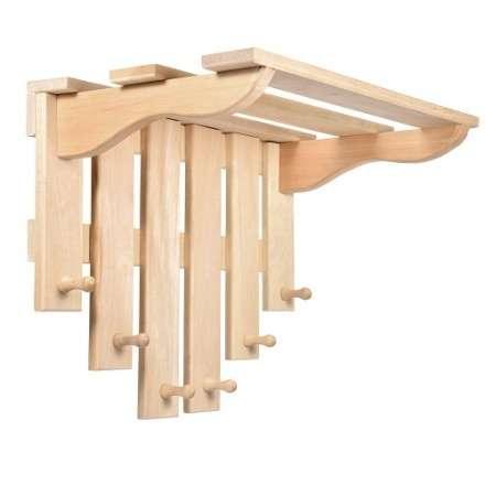 Полка с вешалкой 6 рожков 03580 в Витебске