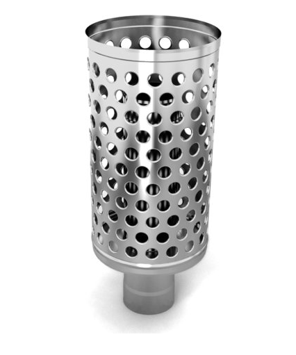 Каменка натрубная ДИЗЕЛЬ, ф115, 1/0,5мм, нерж/нерж в Витебске