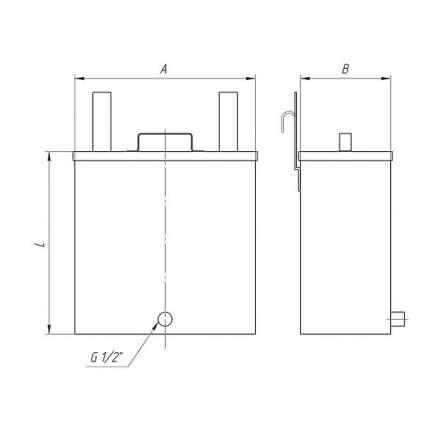 Бак Ferrum Комфорт навесной для печи 40 л в Витебске
