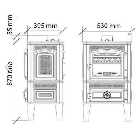 Чугунная печь Ferguss Magma Cook в Витебске