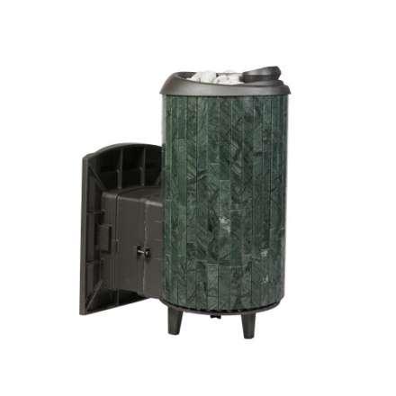 Печь банная ProMetall Атмосфера L+ в ламелях Верде Гватемала наборный рисунок в Витебске