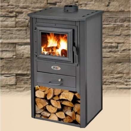 Печь-камин Blist Oganj N чугунная дверца серая фото в Витебске