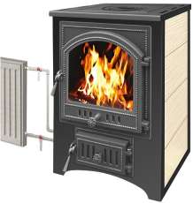 Печь-камин Везувий ПК-01 (205) с плитой и т/о беж.12 кВт купить в Витебске