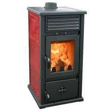 Купить Печь THERMO VESTA PLUS красная (с теплообменником) в Витебске в Витебске