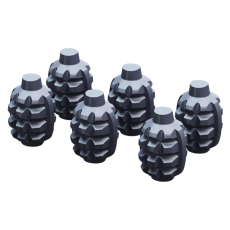 Комплект чугунного заряда (граната) 6шт купить в Витебске