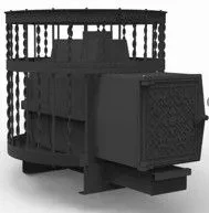 Чугунная банная печь Kennet Бастион 22 сетка витая в Витебске