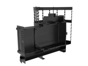 Чугунная банная печь Kennet Бастион 22 сетка витая в Витебске