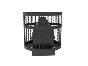 Чугунная банная печь Kennet Бастион 22 сетка витая в Витебске