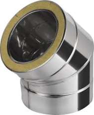 Сэндвич-Колено (Отвод) 45 304/430 0.8, изол. 50 мм купить в Витебске