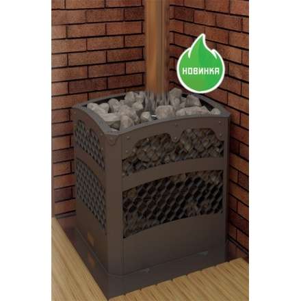 Печь для бани Теплодар БЫЛИНА-СЕТКА-12Ч Панорама (1.2) (без двери БЫЛИНА 16 обрамления) в Витебске