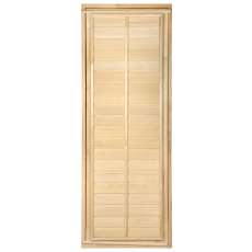 Дверь глухая с фольгой 1,9х0,7 м., липа Класс Б, коробка из липы Амазонка бай фото в Витебске