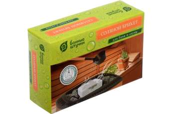 Соляной брикет 15*10*5 см, 1300 г для бани и сауны купить в Витебске