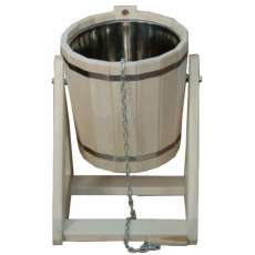 Обливное ведро  15 л с перел.устр нерж.вст ЛИПА ТЕРМО купить в Витебске