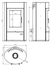 Купить печь-камин Дунай АОТВ -9.03 в Витебске в Витебске